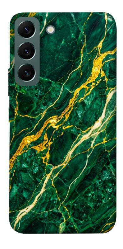 Чехол itsPrint Emerald gold для Samsung Galaxy S22, мрамор, купить оптом с доставкой