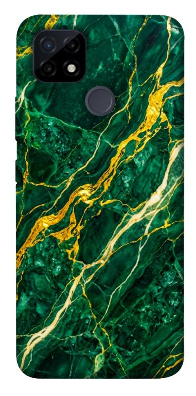 Чехол itsPrint Emerald gold для Realme C21Y, мрамор, купить оптом с доставкой