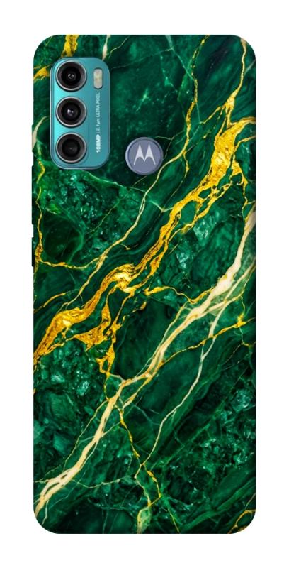 Чохол itsPrint Emerald gold для Motorola Moto G60, мармур, купити оптом з доставкою