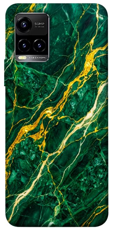 Чохол itsPrint Emerald gold для Vivo Y21 / Y33s, мармур, купити оптом з доставкою