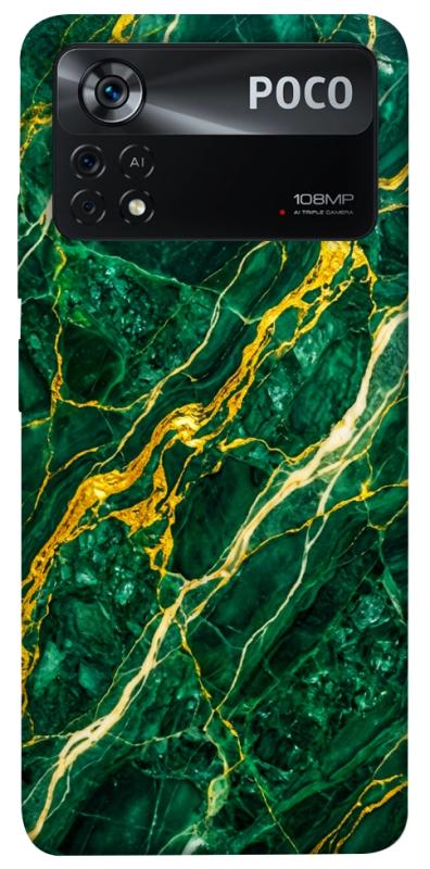 Чохол itsPrint Emerald gold для Xiaomi Poco X4 Pro 5G, мармур, купити оптом з доставкою