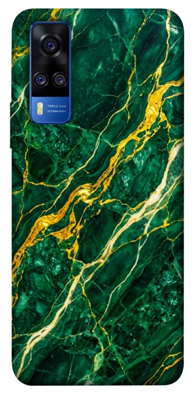 Чохол itsPrint Emerald gold для Vivo Y51a, мармур, купити оптом з доставкою