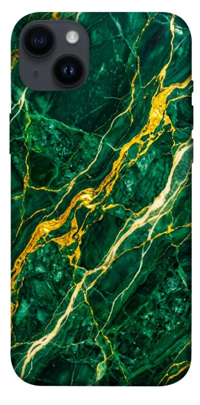 Чехол itsPrint Emerald gold для Apple iPhone 14 Plus (6.7"), мрамор, купить оптом с доставкой