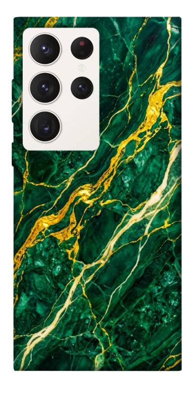Чохол itsPrint Emerald gold для Samsung Galaxy S23 Ultra, мармур, купити оптом з доставкою