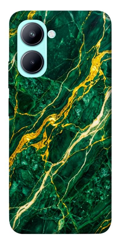Чохол itsPrint Emerald gold для Realme C33, мармур, купити оптом з доставкою