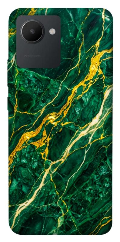 Чехол itsPrint Emerald gold для Realme C30, мрамор, купить оптом с доставкой