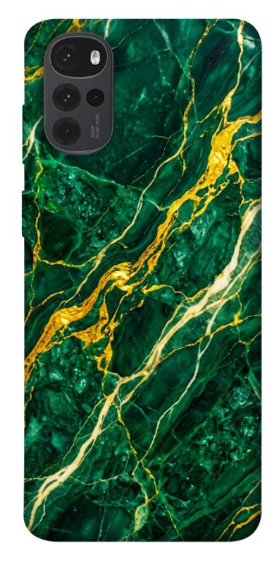 Чохол itsPrint Emerald gold для Motorola Moto G22, мармур, купити оптом з доставкою