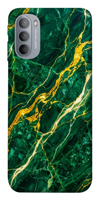 Чохол itsPrint Emerald gold для Motorola Moto G31, мармур, купити оптом з доставкою