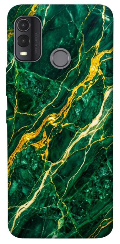 Чохол itsPrint Emerald gold для Nokia G11 Plus, мармур, купити оптом з доставкою