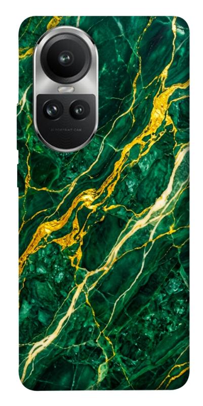 Чохол itsPrint Emerald gold для Oppo Reno 10, мармур, купити оптом з доставкою