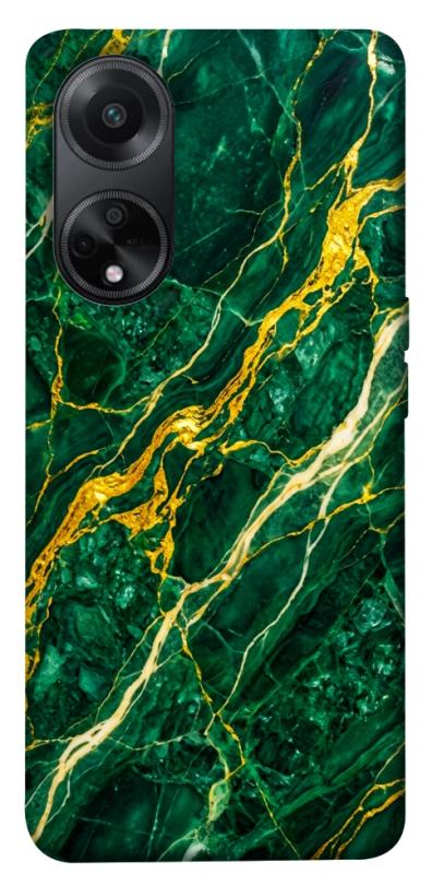 Чехол itsPrint Emerald gold для Oppo A58 4G, мрамор, купить оптом с доставкой
