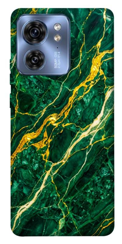 Чехол itsPrint Emerald gold для Motorola Edge 40, мрамор, купить оптом с доставкой