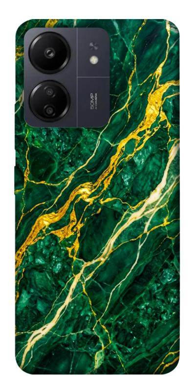 Чехол itsPrint Emerald gold для Xiaomi Redmi 13C, мрамор, купить оптом с доставкой