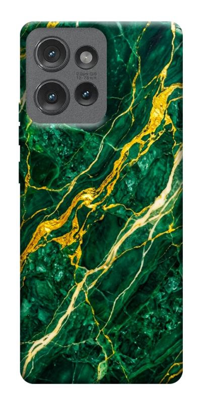 Чехол itsPrint Emerald gold для Motorola Edge 50, мрамор, купить оптом с доставкой