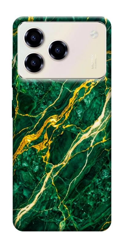 Чехол itsPrint Emerald gold для ZTE Blade A76, мрамор, купить оптом с доставкой