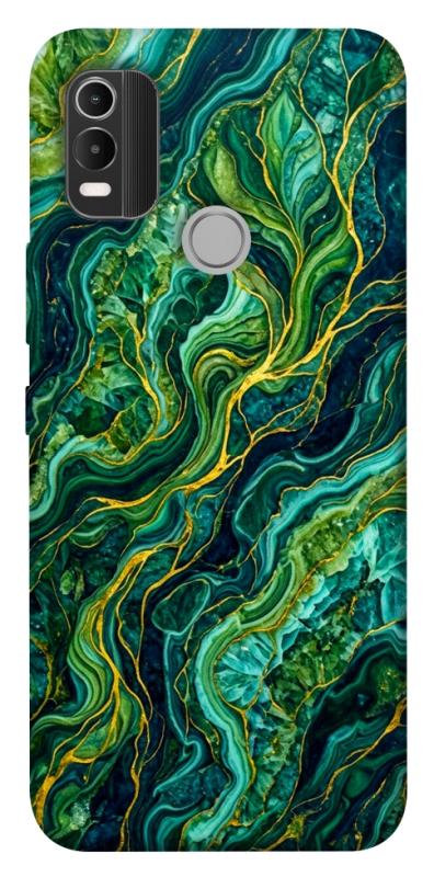 Чохол itsPrint Forest marble для Nokia C21 Plus, мармур, купити оптом з доставкою