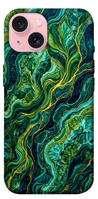 Чохол itsPrint Forest marble для Apple iPhone 15 (6.1"), мармур, купити оптом з доставкою