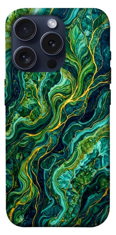 Чехол itsPrint Forest marble для Apple iPhone 15 Pro (6.1"), мрамор, купить оптом с доставкой