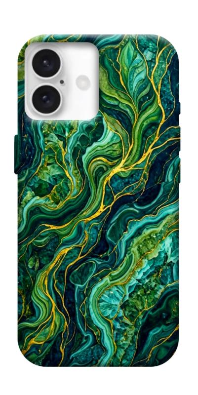 Чехол itsPrint Forest marble для Apple iPhone 16 (6.1"), мрамор, купить оптом с доставкой