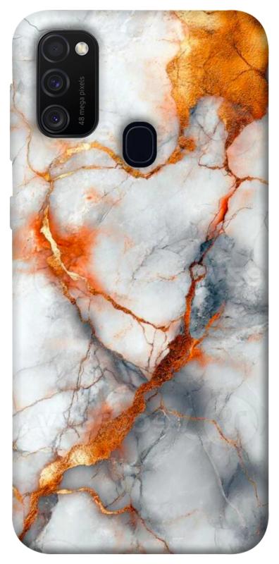 Чехол itsPrint Lava marble для Samsung Galaxy M30s / M21, мрамор, купить оптом с доставкой
