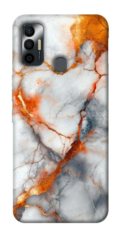 Чехол itsPrint Lava marble для TECNO Spark 7, мрамор, купить оптом с доставкой