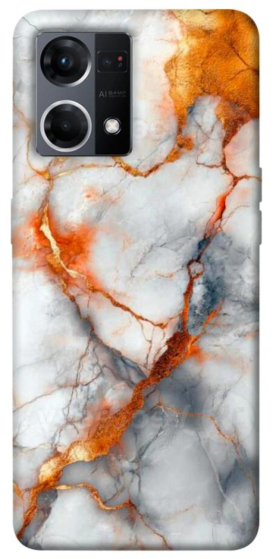 Чохол itsPrint Lava marble для Oppo Reno 7 4G, мармур, купити оптом з доставкою