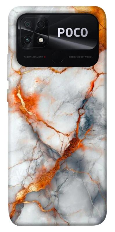 Чехол itsPrint Lava marble для Xiaomi Poco C40, мрамор, купить оптом с доставкой
