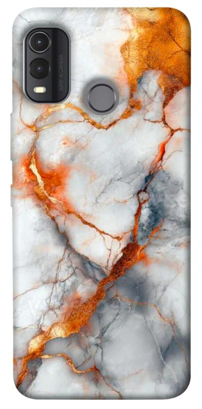 Чохол itsPrint Lava marble для Nokia G11 Plus, мармур, купити оптом з доставкою