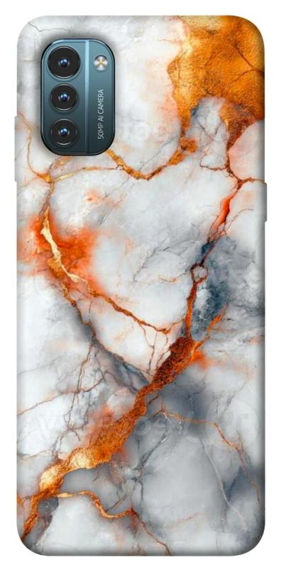 Чохол itsPrint Lava marble для Nokia G21, мармур, купити оптом з доставкою