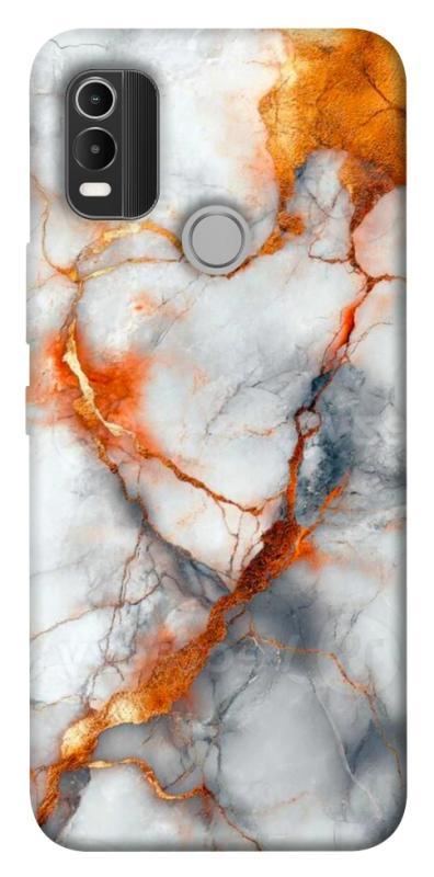 Чехол itsPrint Lava marble для Nokia C21 Plus, мрамор, купить оптом с доставкой