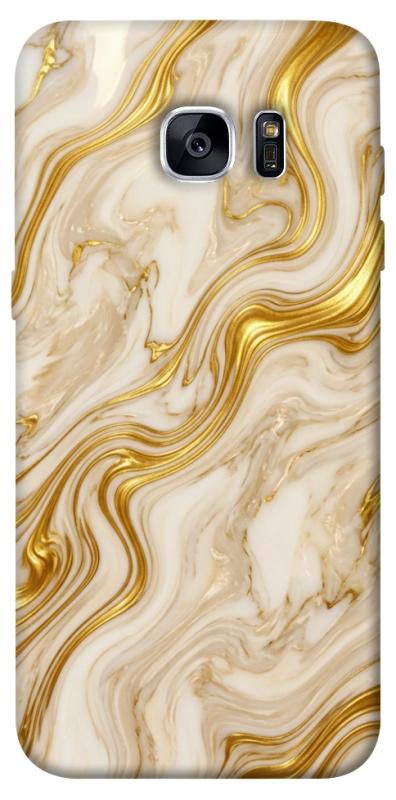Чохол itsPrint Liquid gold marble для Samsung G935F Galaxy S7 Edge, мармур, купити оптом з доставкою