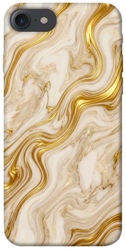 Чохол itsPrint Liquid gold marble для Apple iPhone 7 / 8 (4.7"), мармур, купити оптом з доставкою