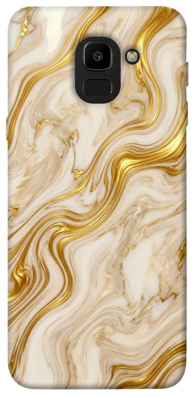 Чехол itsPrint Liquid gold marble для Samsung J600F Galaxy J6 (2018), мрамор, купить оптом с доставкой