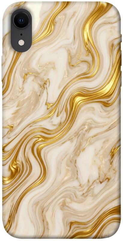 Чохол itsPrint Liquid gold marble для Apple iPhone XR (6.1"), мармур, купити оптом з доставкою