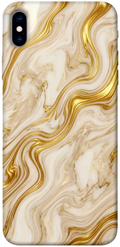 Чохол itsPrint Liquid gold marble для Apple iPhone XS Max (6.5"), мармур, купити оптом з доставкою