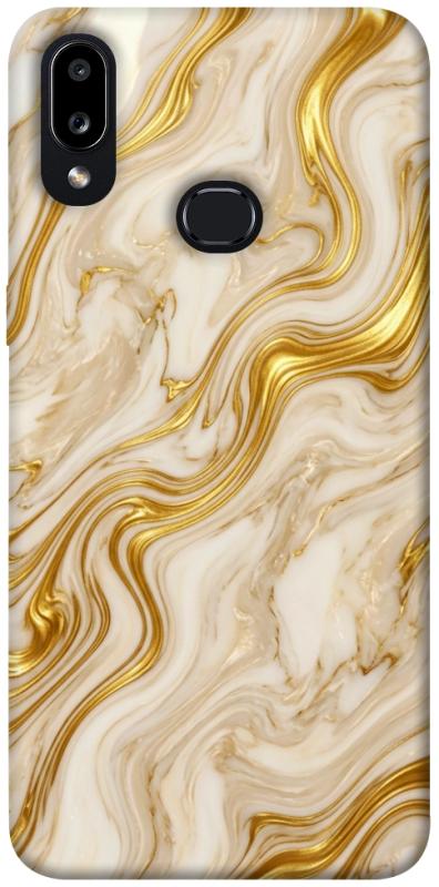 Чохол itsPrint Liquid gold marble для Samsung Galaxy A10s, мармур, купити оптом з доставкою