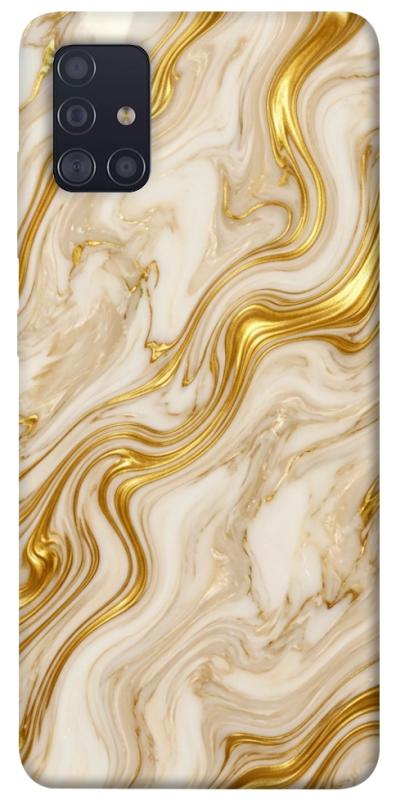 Чохол itsPrint Liquid gold marble для Samsung Galaxy A51, мармур, купити оптом з доставкою