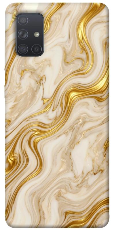 Чехол itsPrint Liquid gold marble для Samsung Galaxy A71, мрамор, купить оптом с доставкой