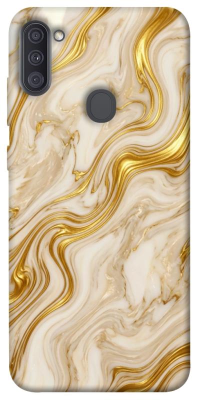 Чехол itsPrint Liquid gold marble для Samsung Galaxy A11, мрамор, купить оптом с доставкой