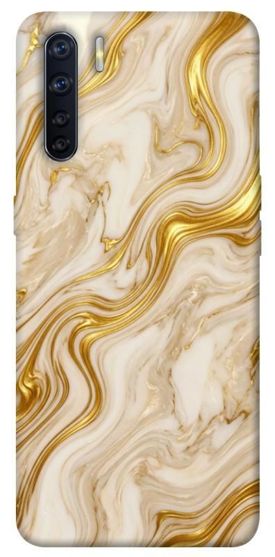 Чохол itsPrint Liquid gold marble для Oppo A91, мармур, купити оптом з доставкою