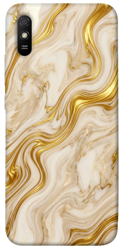 Чехол itsPrint Liquid gold marble для Xiaomi Redmi 9A, мрамор, купить оптом с доставкой