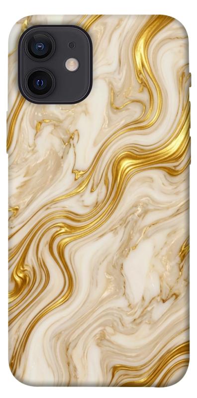 Чохол itsPrint Liquid gold marble для Apple iPhone 12 Pro (6.1"), мармур, купити оптом з доставкою