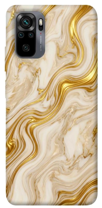 Чехол itsPrint Liquid gold marble для Xiaomi Redmi Note 10 / Note 10s, мрамор, купить оптом с доставкой