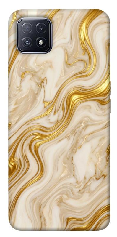 Чохол itsPrint Liquid gold marble для Oppo A73, мармур, купити оптом з доставкою