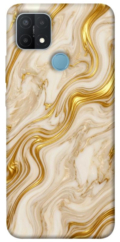 Чохол itsPrint Liquid gold marble для Oppo A15s / A15, мармур, купити оптом з доставкою