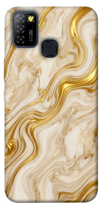 Чохол itsPrint Liquid gold marble для Infinix Hot 10 Lite, мармур, купити оптом з доставкою