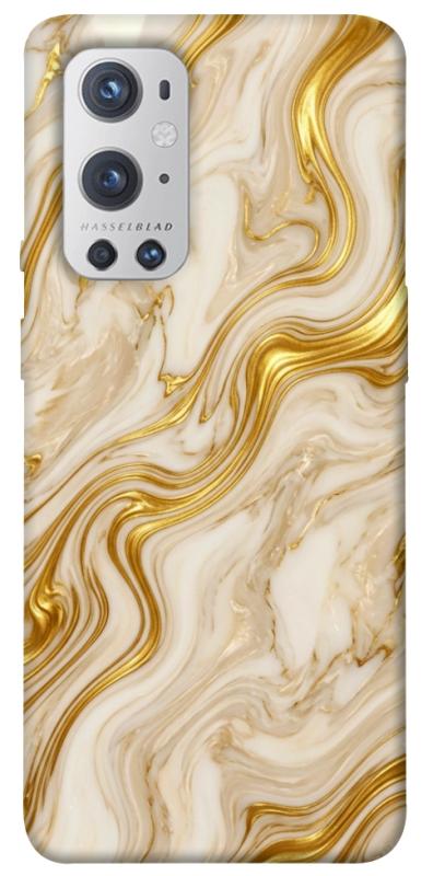 Чохол itsPrint Liquid gold marble для OnePlus 9 Pro, мармур, купити оптом з доставкою