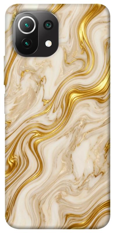 Чохол itsPrint Liquid gold marble для Xiaomi Mi 11 Lite, мармур, купити оптом з доставкою