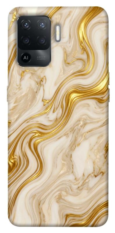 Чехол itsPrint Liquid gold marble для Oppo Reno 5 Lite, мрамор, купить оптом с доставкой