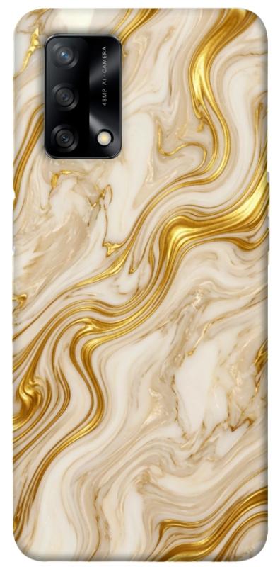 Чехол itsPrint Liquid gold marble для Oppo A74 4G, мрамор, купить оптом с доставкой